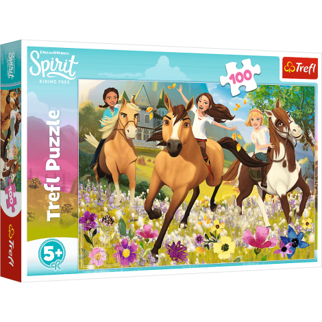 Puzzle Trefl 100el Spirit Riding Free: Podążaj za marzeniami